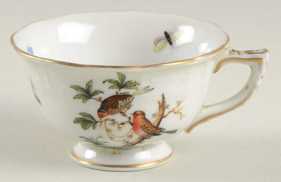 Rothschild Bird (RO) Footed Demitasse Cup by Herend-1