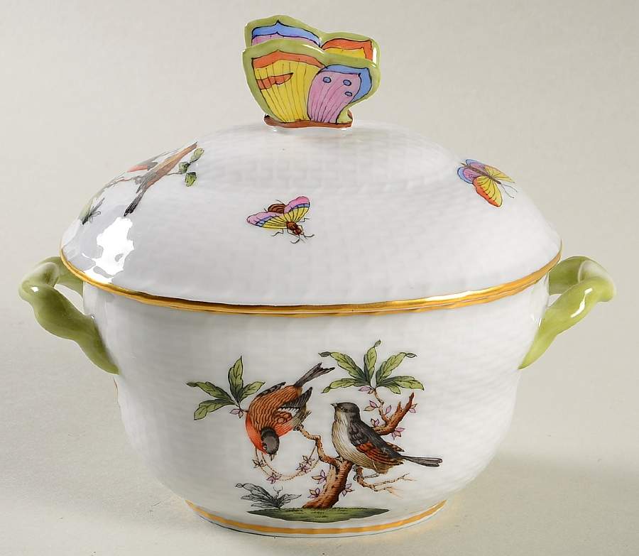Rothschild Bird (RO) Small Candy Box by Herend-1