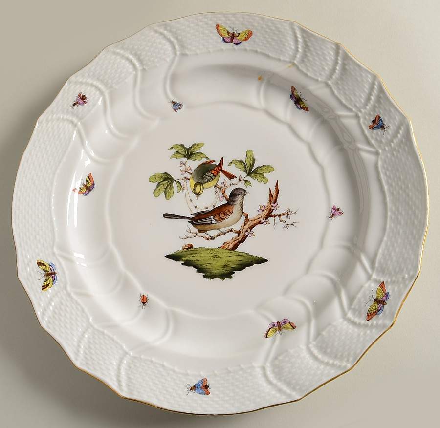Rothschild Bird (RO) 12" Chop Plate (Round Platter) by Herend-1
