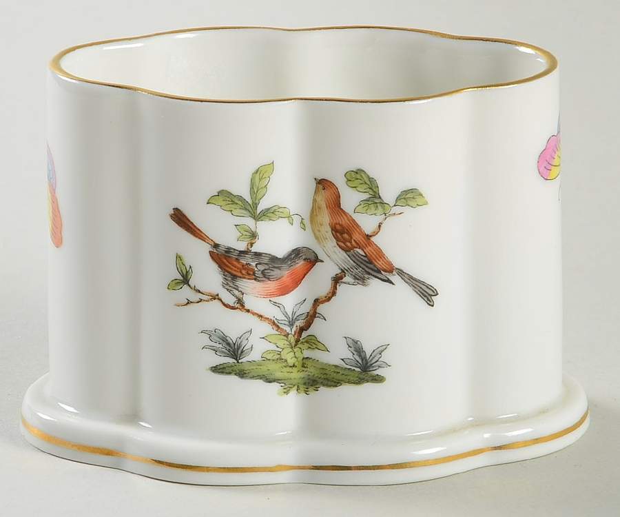 Rothschild Bird (RO) Oval Cigarette Holder by Herend-1