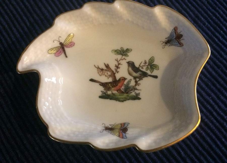Rothschild Bird (RO) 4" Ashtray by Herend-1