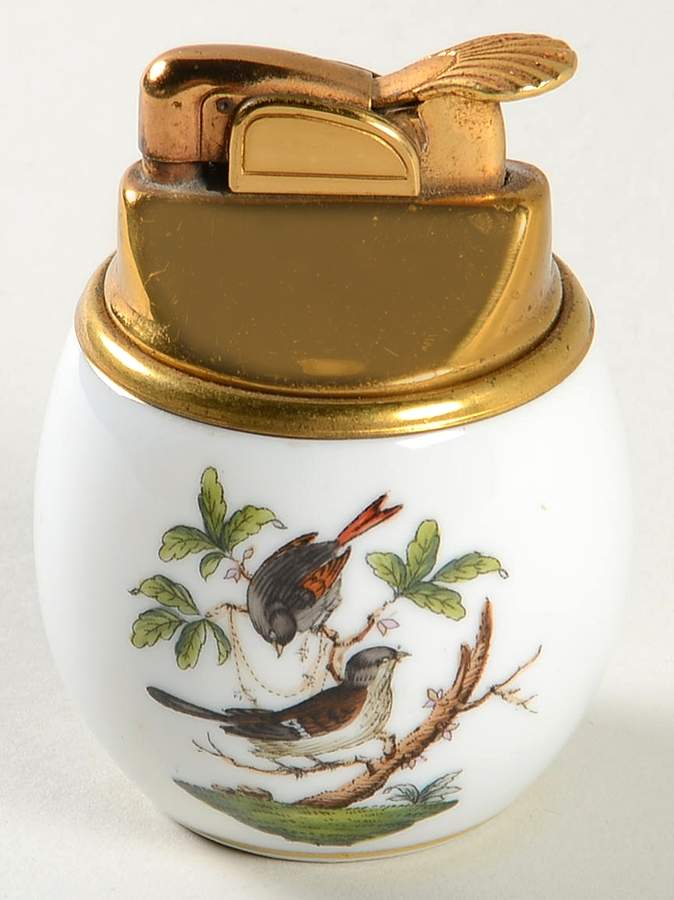 Rothschild Bird (RO) Cigarette Lighter by Herend-1