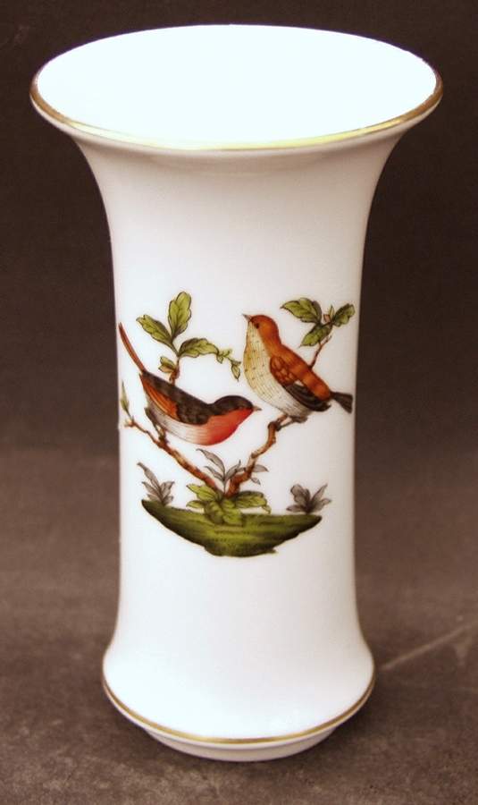 Rothschild Bird (RO) 4" Small Vase by Herend-1