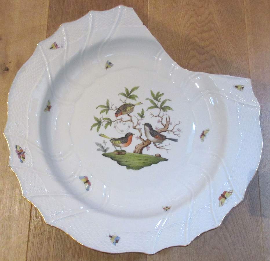 Rothschild Bird (RO) 15" Chop Plate (Round Platter) by Herend-1