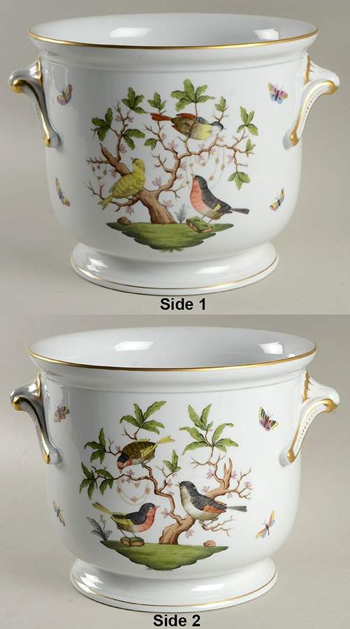 Rothschild Bird (RO) Extra Large Cachepot by Herend-1