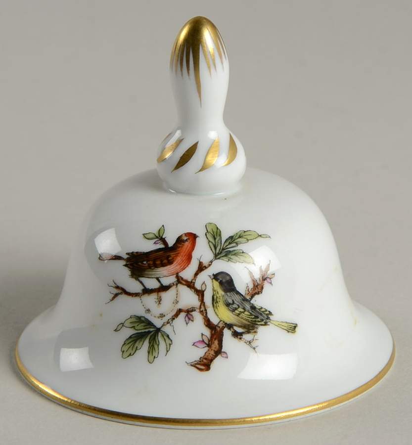 Rothschild Bird (RO) 2" Bell by Herend-1