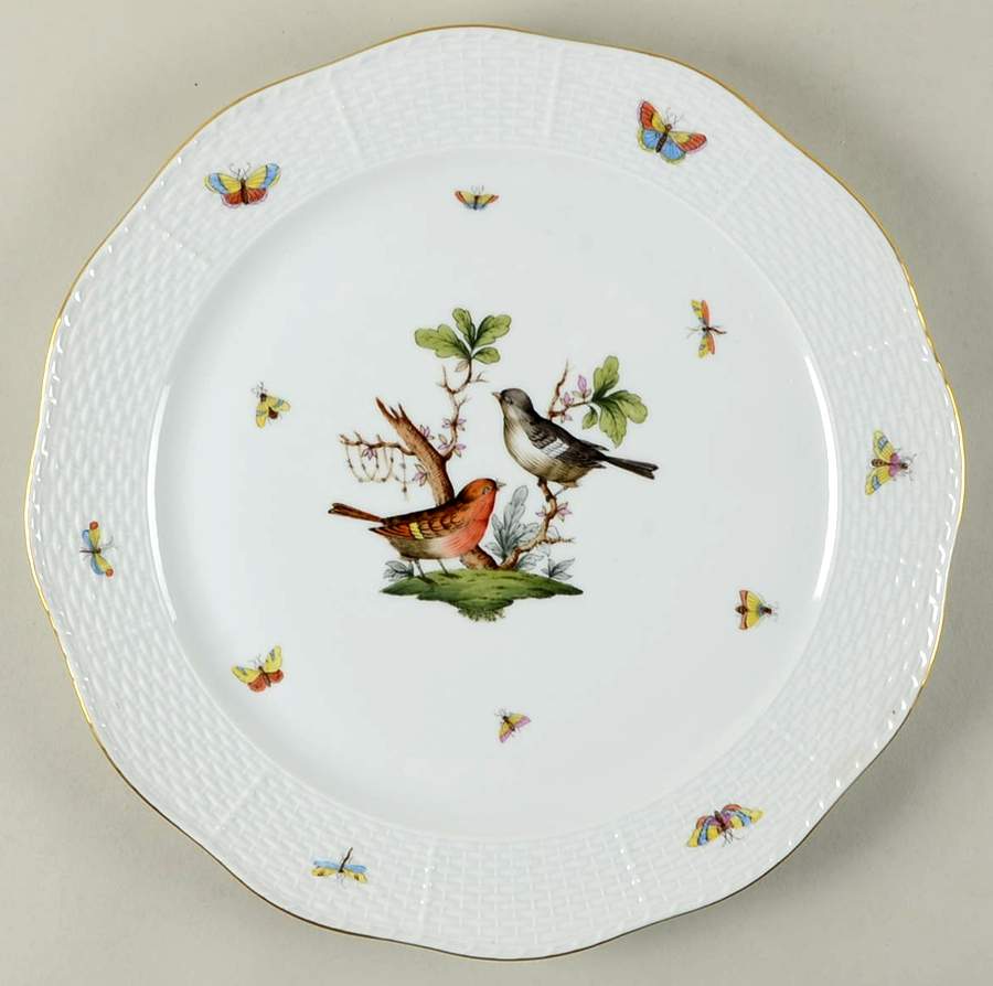 Rothschild Bird (RO) 13" Chop Plate (Round Platter) by Herend-1