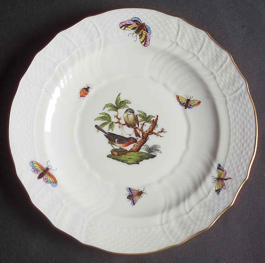 Rothschild Bird (RO) Bread & Butter Plate by Herend-1