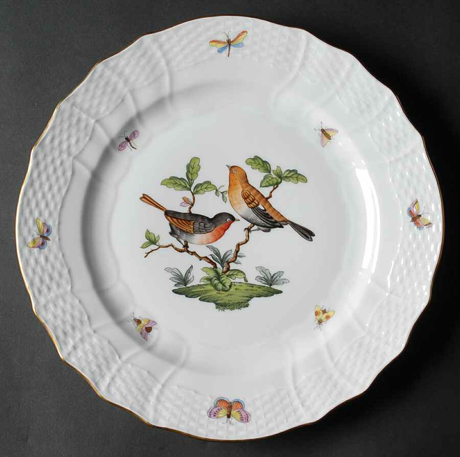 Rothschild Bird (RO) Service Plate (Charger) by Herend-1