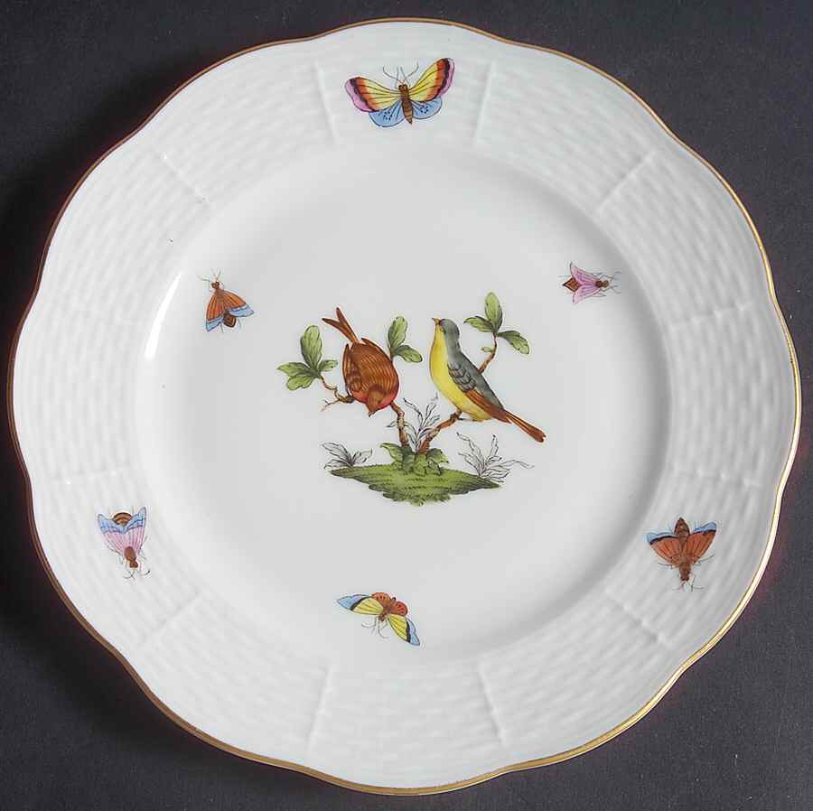 Rothschild Bird (RO) Bread & Butter Plate by Herend-1
