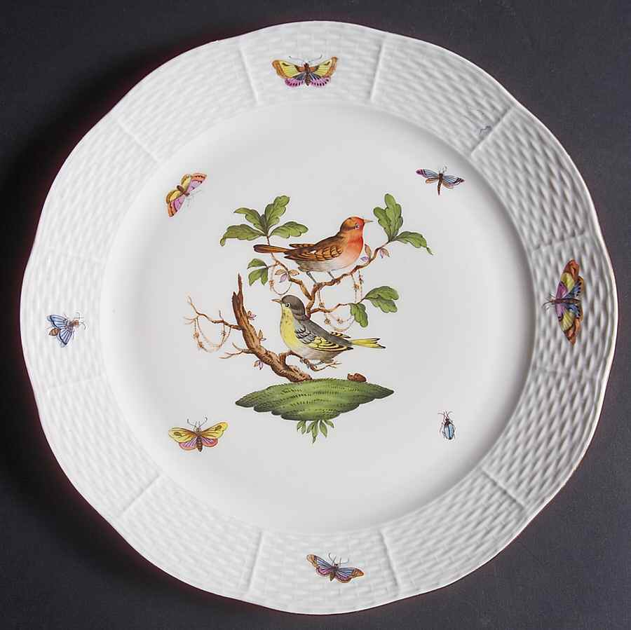 Rothschild Bird (RO) Dinner Plate by Herend-1