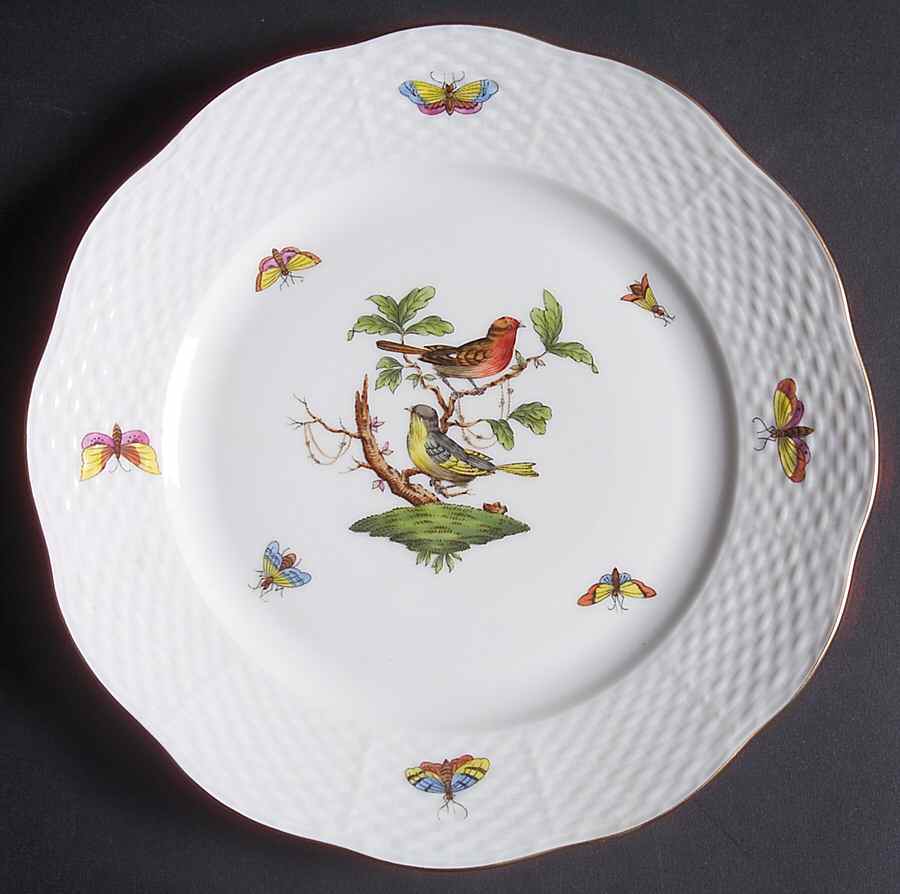 Rothschild Bird (RO) Salad Plate by Herend-1