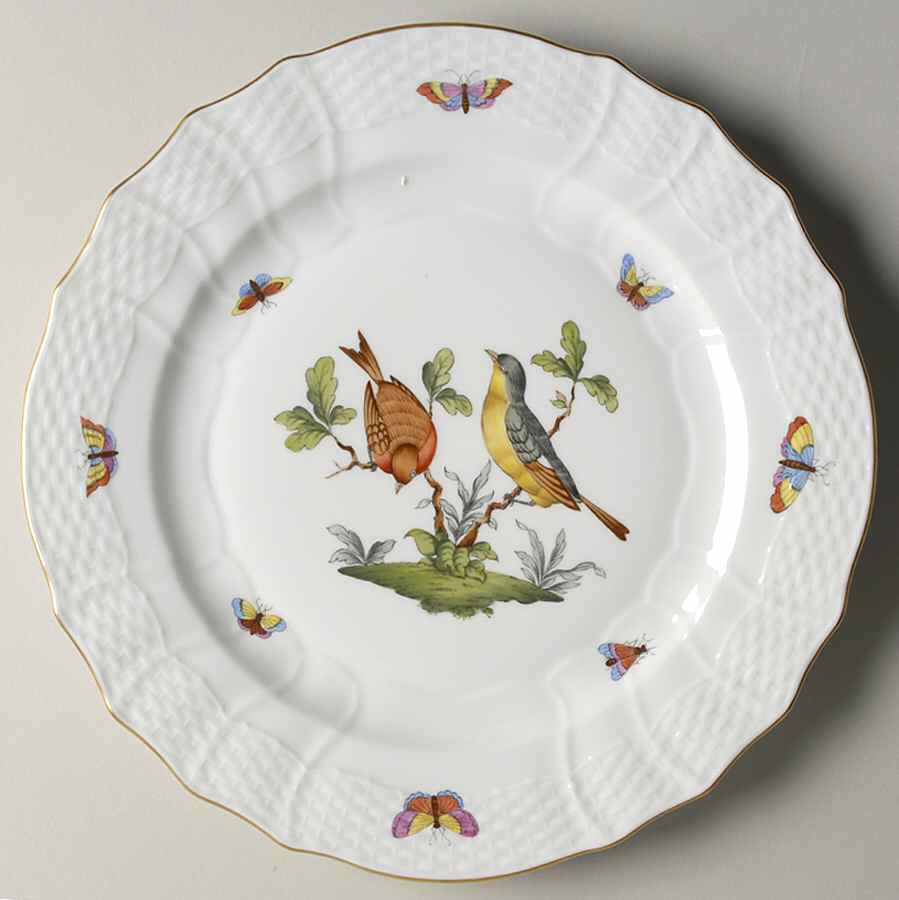 Rothschild Bird (RO) Service Plate (Charger) by Herend-1