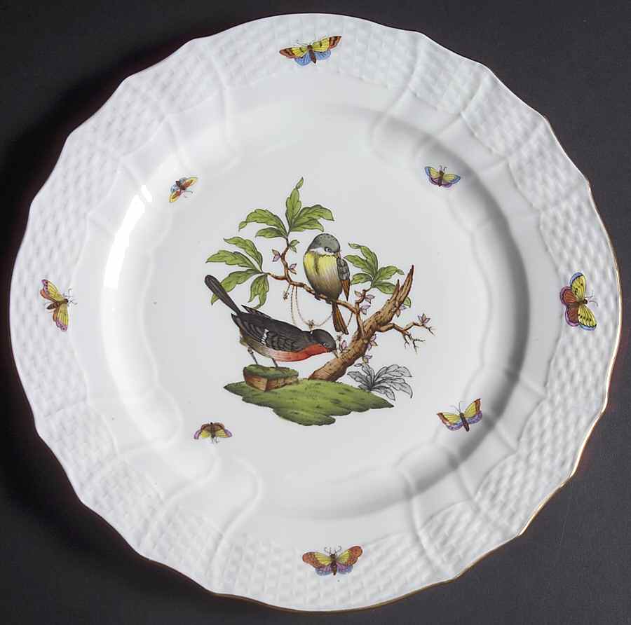 Rothschild Bird (RO) Service Plate (Charger) by Herend-1