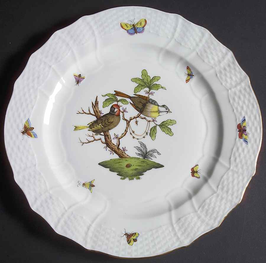 Rothschild Bird (RO) Service Plate (Charger) by Herend-1