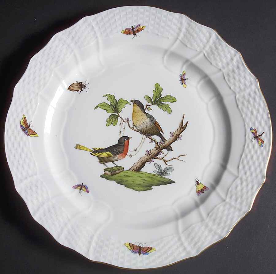 Rothschild Bird (RO) Service Plate (Charger) by Herend-1
