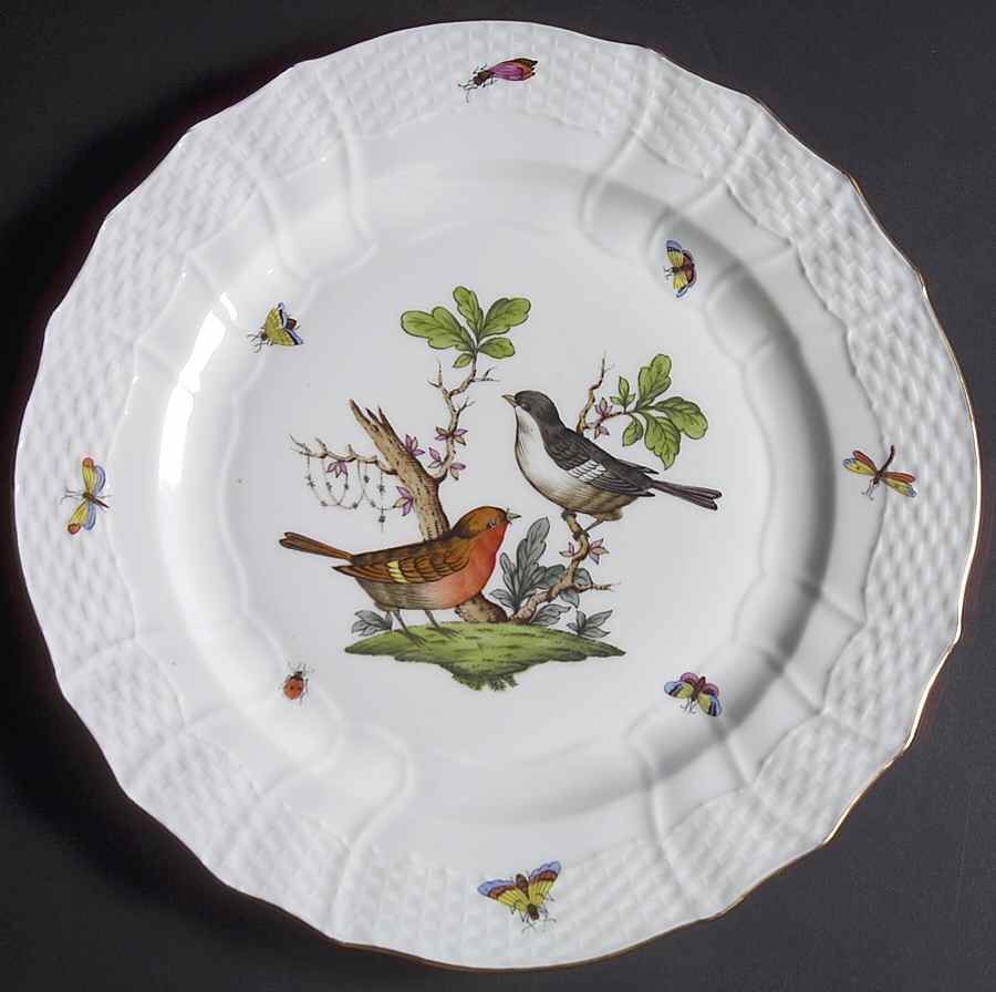 Rothschild Bird (RO) Service Plate (Charger) by Herend-1