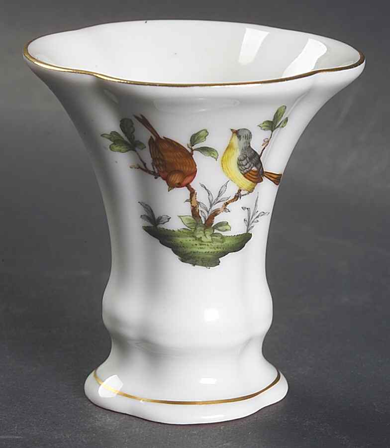 Rothschild Bird (RO) 2" Vase by Herend-1
