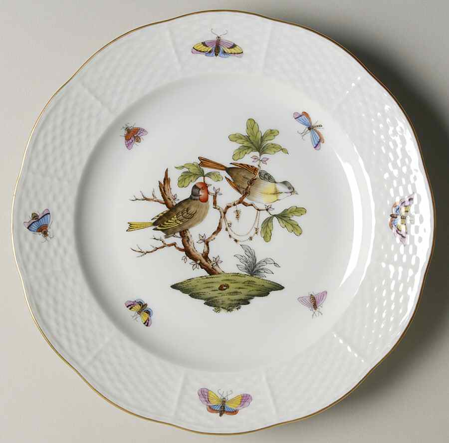 Rothschild Bird (RO) Luncheon Plate by Herend-1