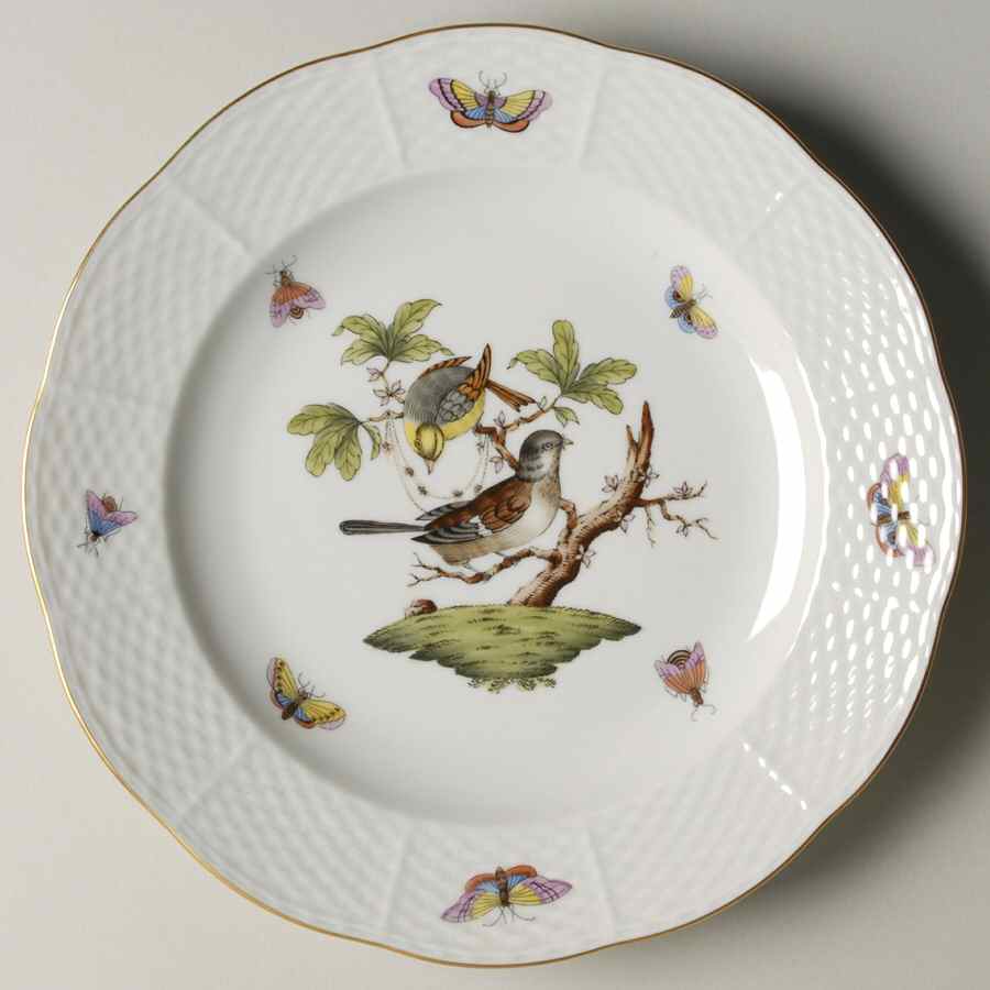 Rothschild Bird (RO) Luncheon Plate by Herend-1