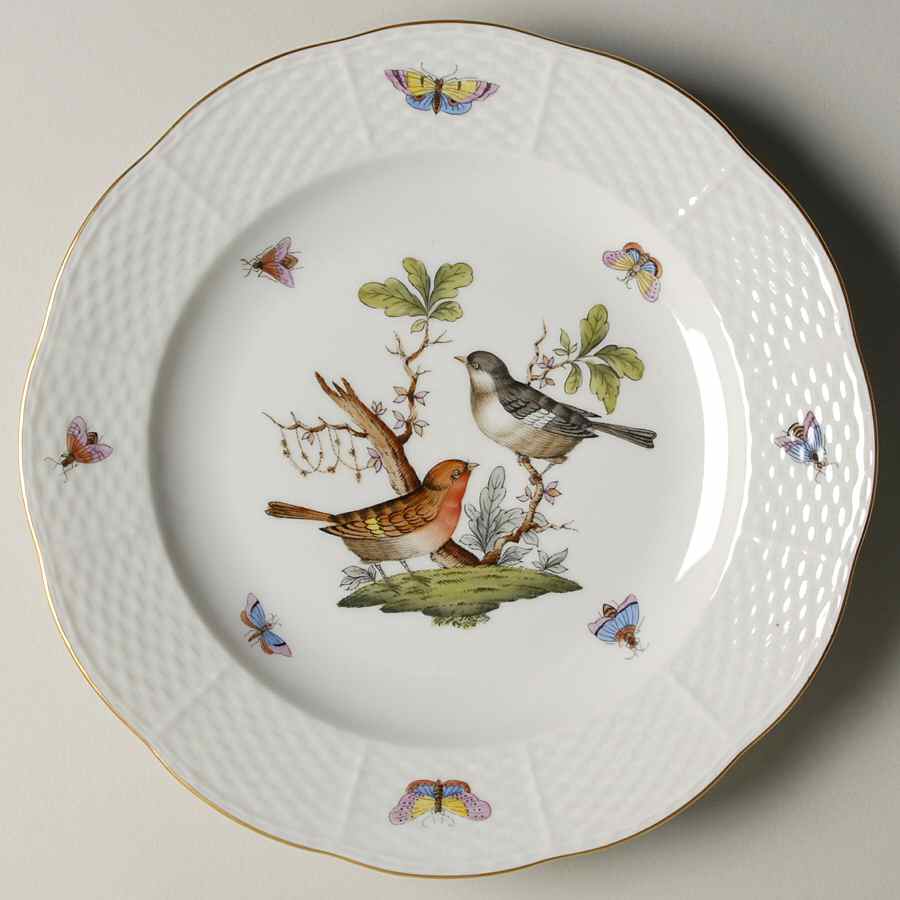 Rothschild Bird (RO) Luncheon Plate by Herend-1