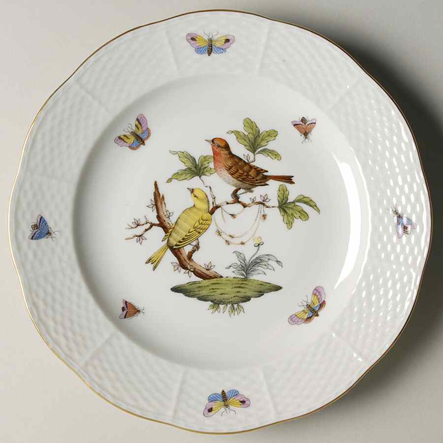 Rothschild Bird (RO) Luncheon Plate by Herend-1