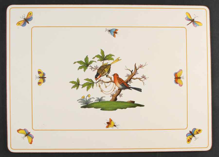Rothschild Bird (RO) Corkboard Placemat by Herend-1