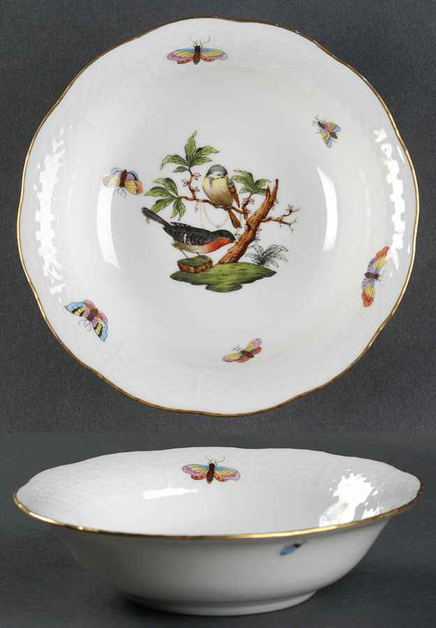 Rothschild Bird (RO) Oatmeal Bowl by Herend-1