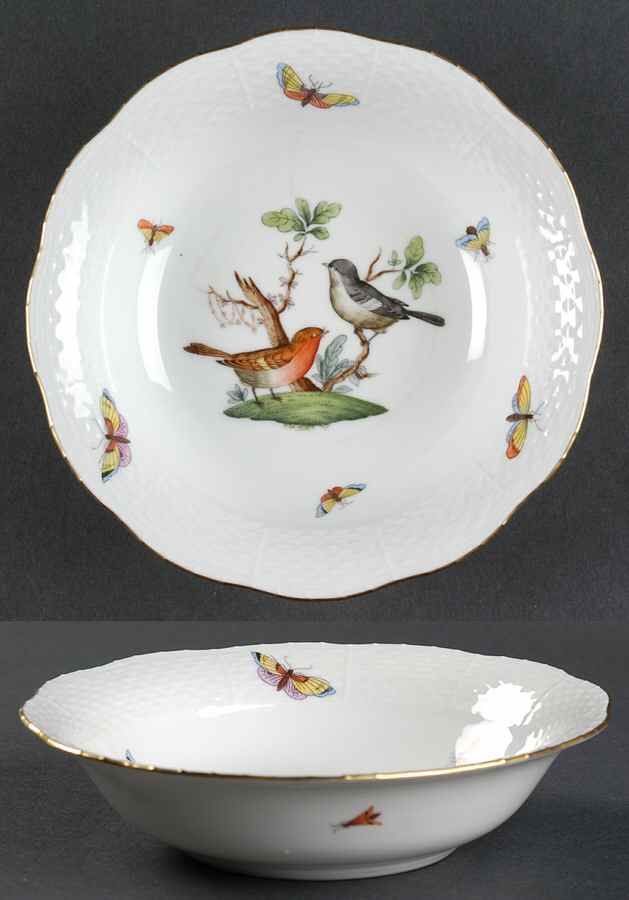 Rothschild Bird (RO) Oatmeal Bowl by Herend-1