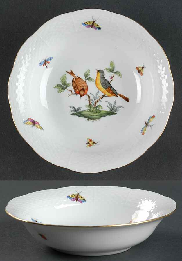 Rothschild Bird (RO) Oatmeal Bowl by Herend-1