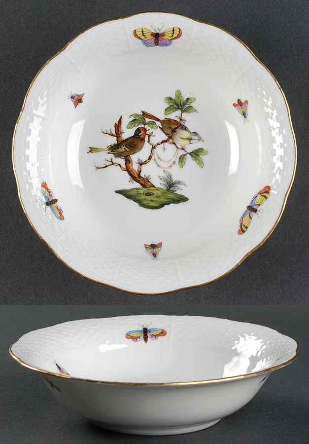 Rothschild Bird (RO) Oatmeal Bowl by Herend-1