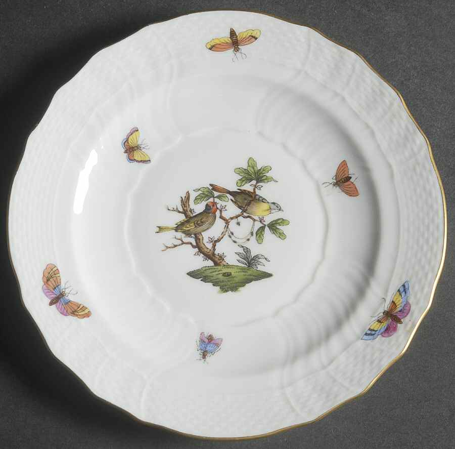 Rothschild Bird (RO) Bread & Butter Plate by Herend-1