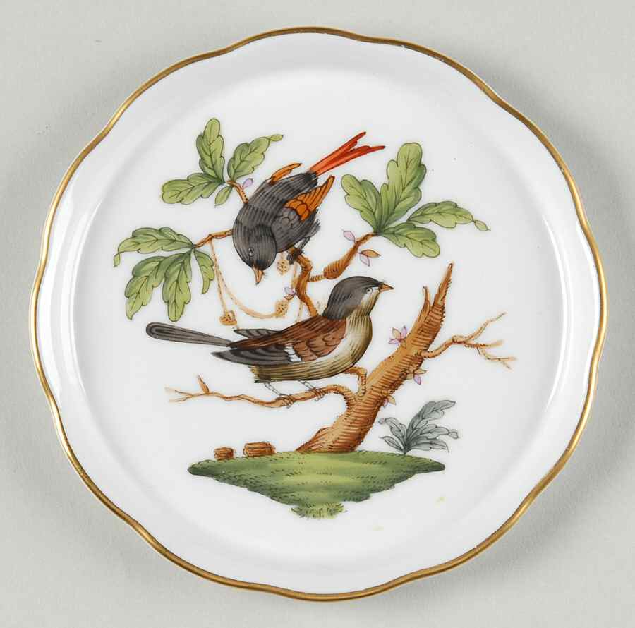Rothschild Bird (RO) Coaster by Herend-1