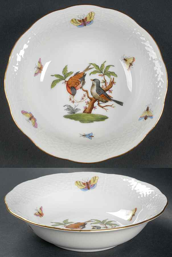 Rothschild Bird (RO) Oatmeal Bowl by Herend-1