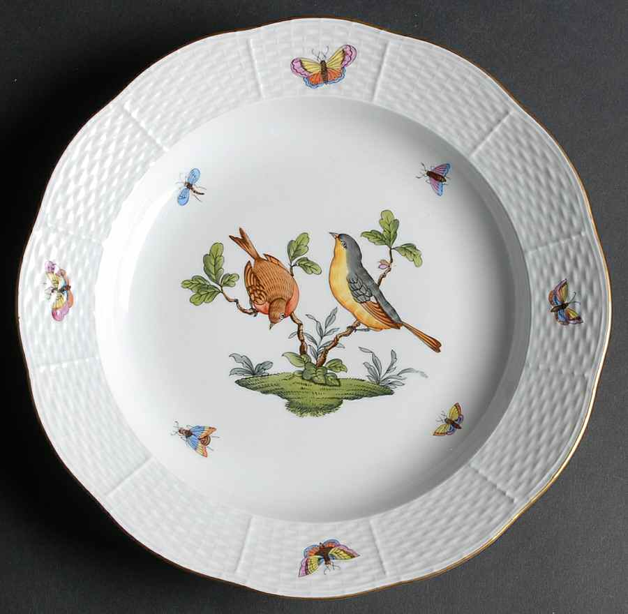 Rothschild Bird (RO) Dinner Plate by Herend-1