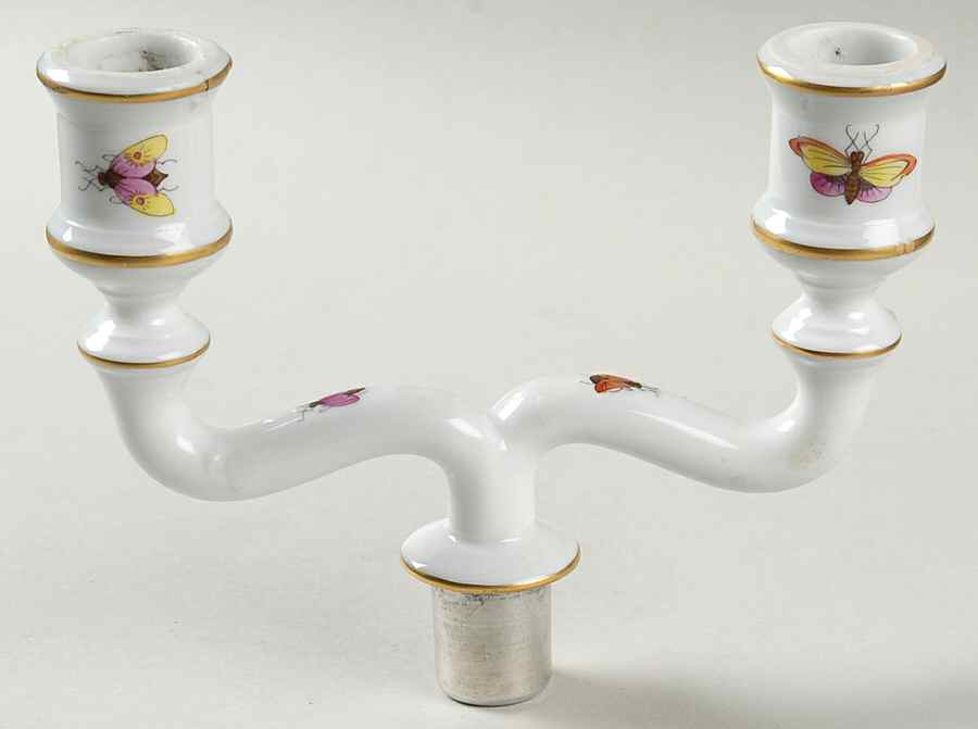 Rothschild Bird (RO) 2lt Candelabra Arm by Herend-1