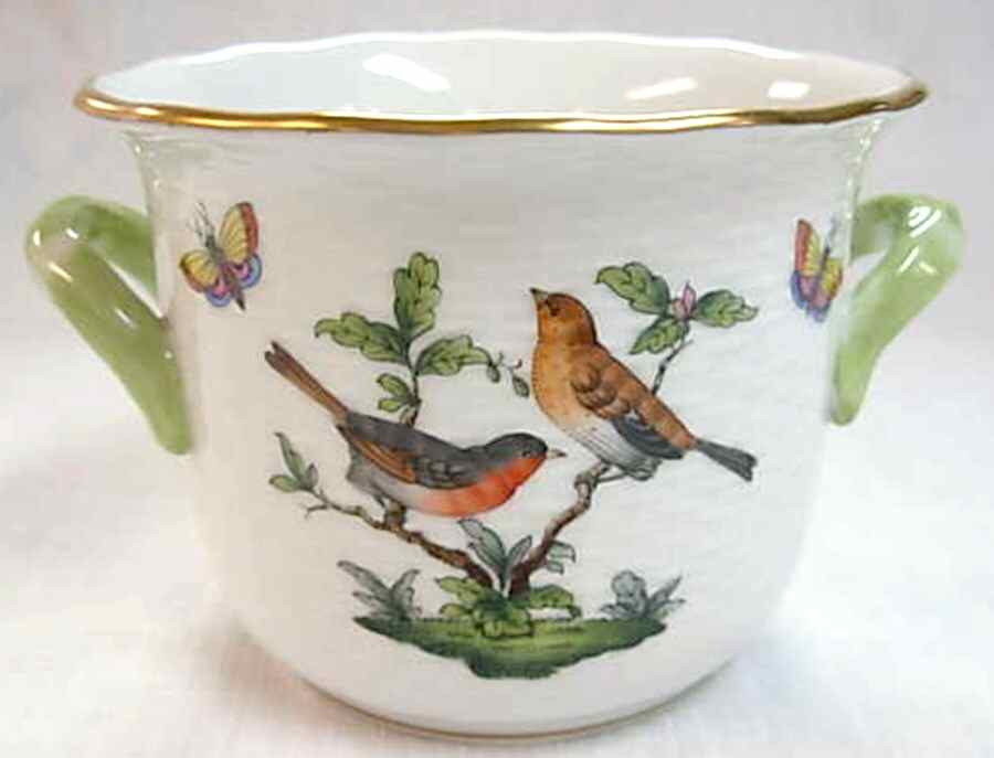 Rothschild Bird (RO) 3" Cachepot by Herend-1