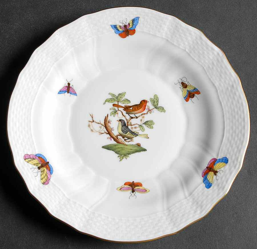 Rothschild Bird (RO) Bread & Butter Plate by Herend-1