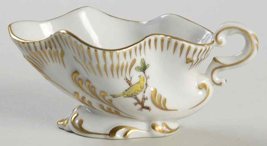 Rothschild Bird (RO) Individual Sauce Boat by Herend-1