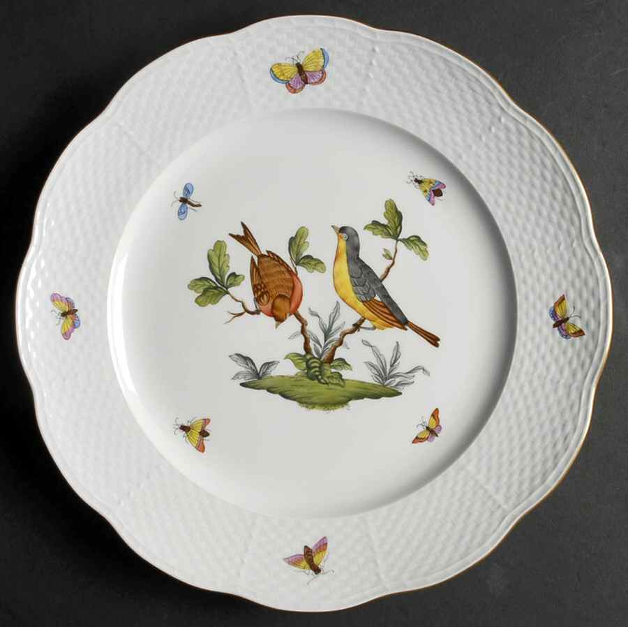 Rothschild Bird (RO) Service Plate (Charger) by Herend-1
