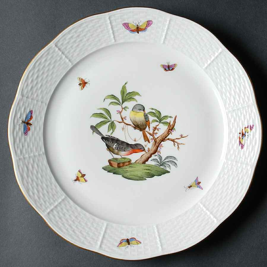 Rothschild Bird (RO) Dinner Plate by Herend-1