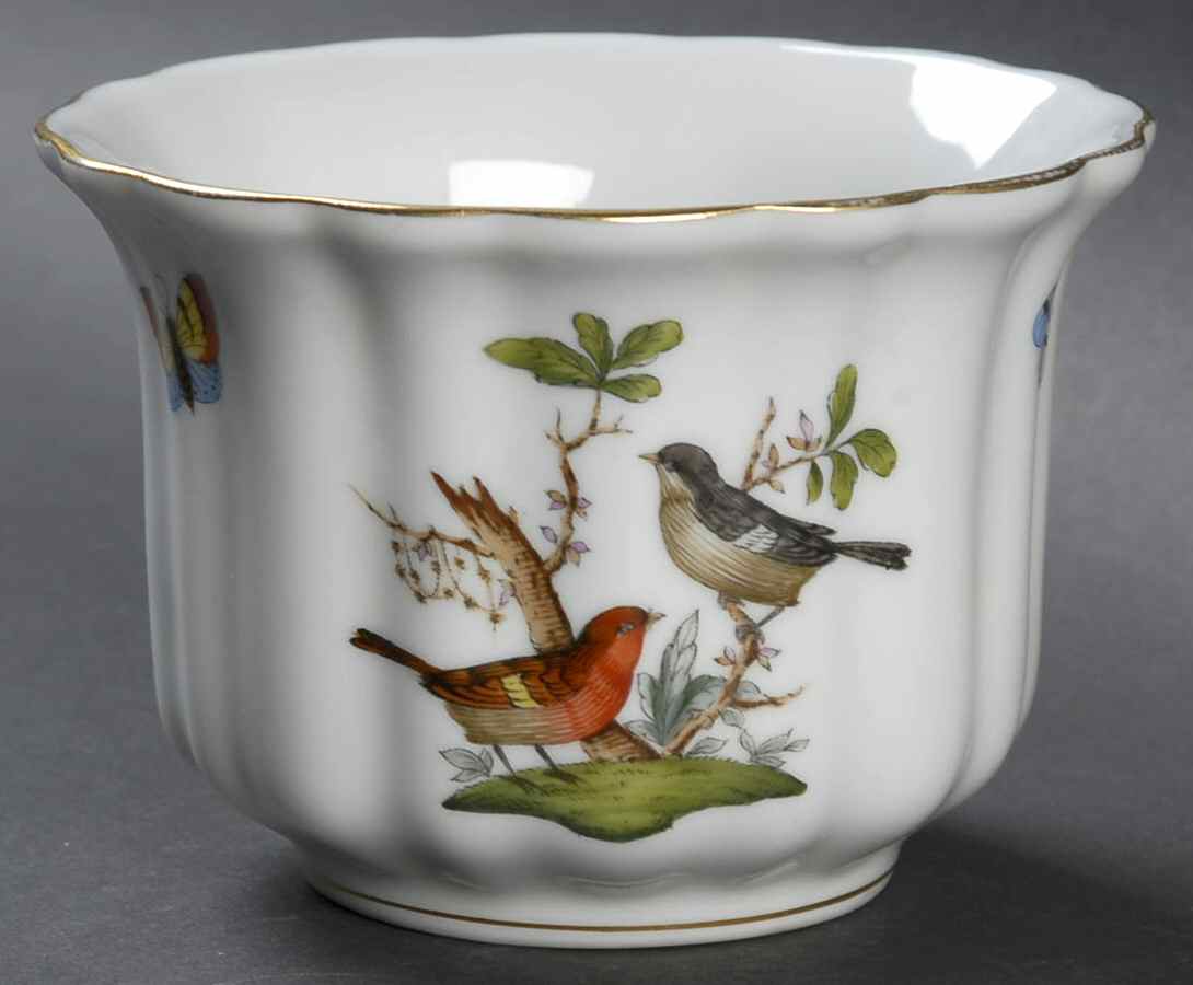 Rothschild Bird (RO) 3" Cachepot by Herend-1