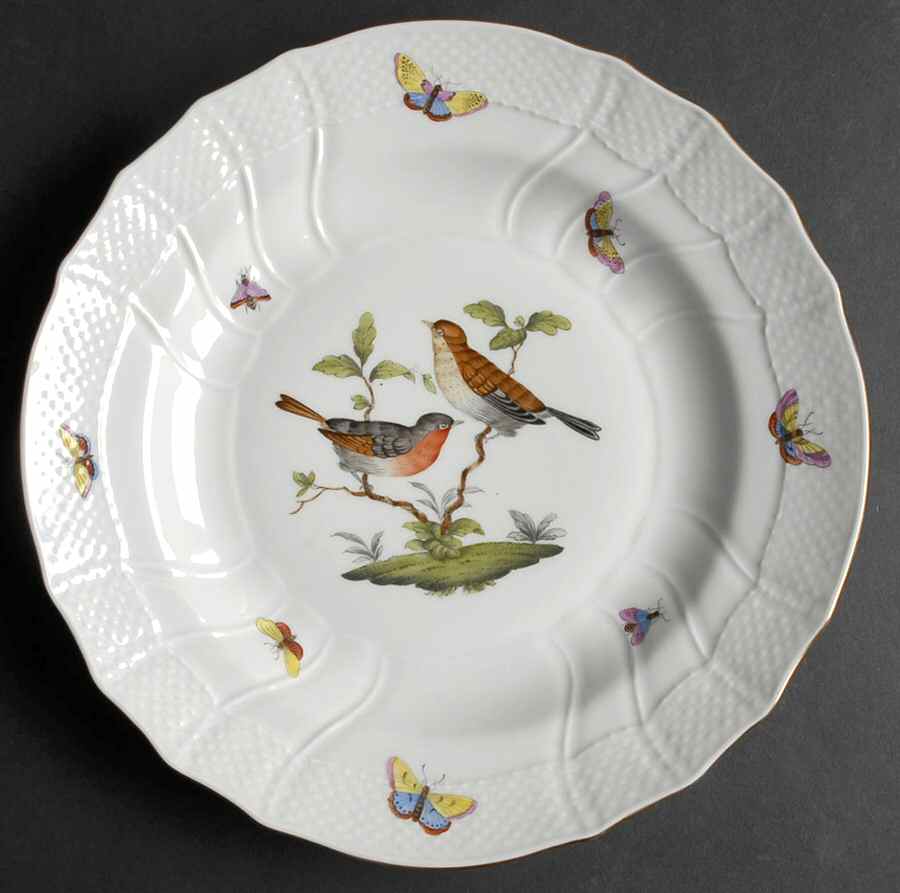 Rothschild Bird (RO) Dinner Plate by Herend-1