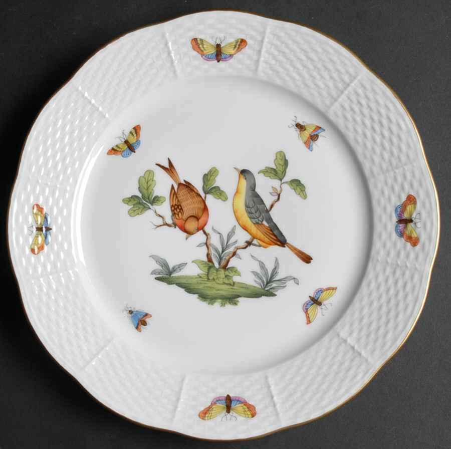 Rothschild Bird (RO) Luncheon Plate by Herend-1