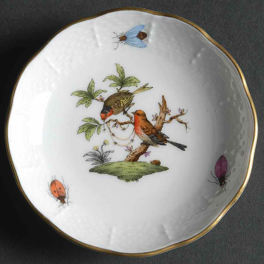 Rothschild Bird (RO) Butter Pat by Herend-1