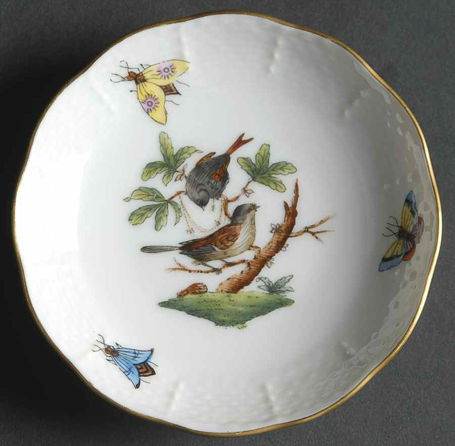 Rothschild Bird (RO) Butter Pat by Herend-1