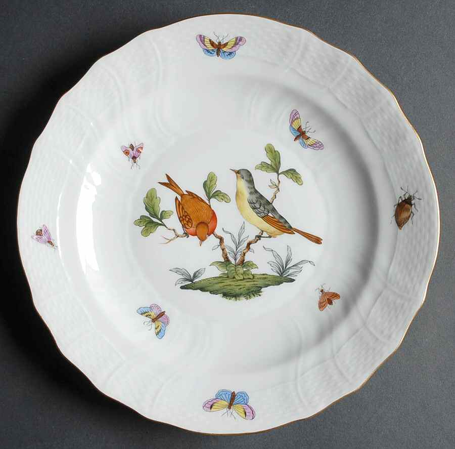 Rothschild Bird (RO) Luncheon Plate by Herend-1