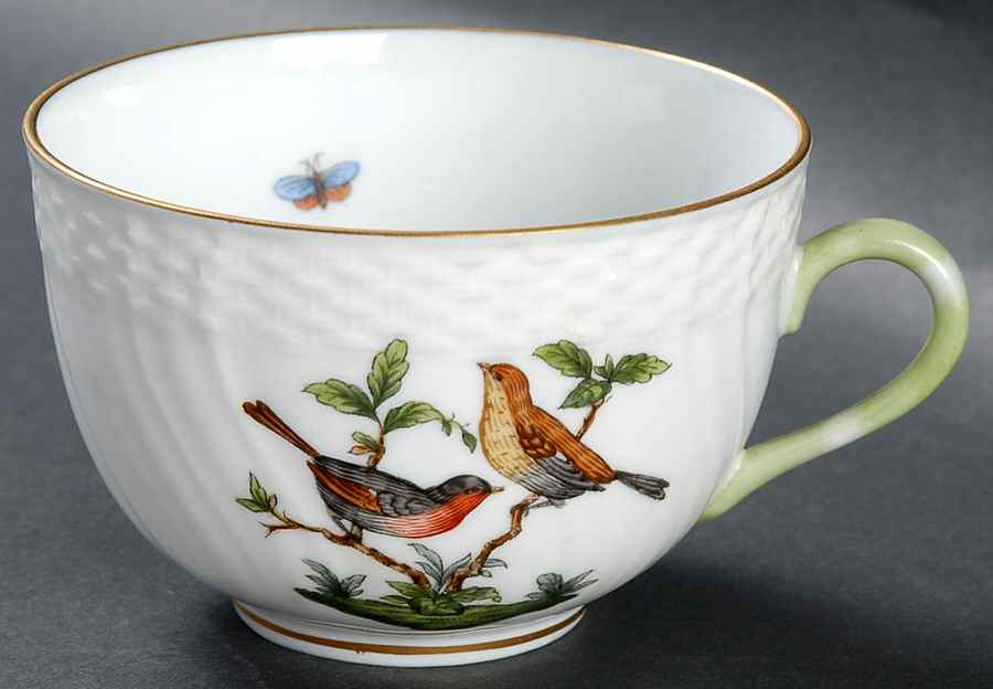 Rothschild Bird (RO) Flat Cup by Herend-1