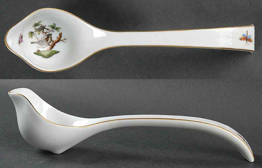Rothschild Bird (RO) Tureen Ladle by Herend-1