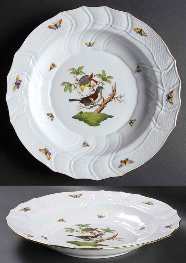 Rothschild Bird (RO) 12" Chop Plate (Round Platter) by Herend-1